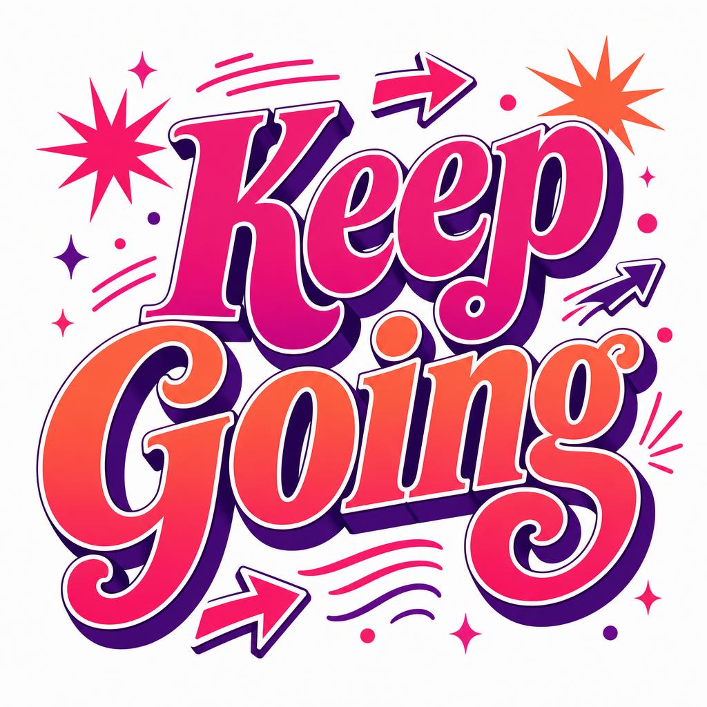 Bold motivational transfer artwork